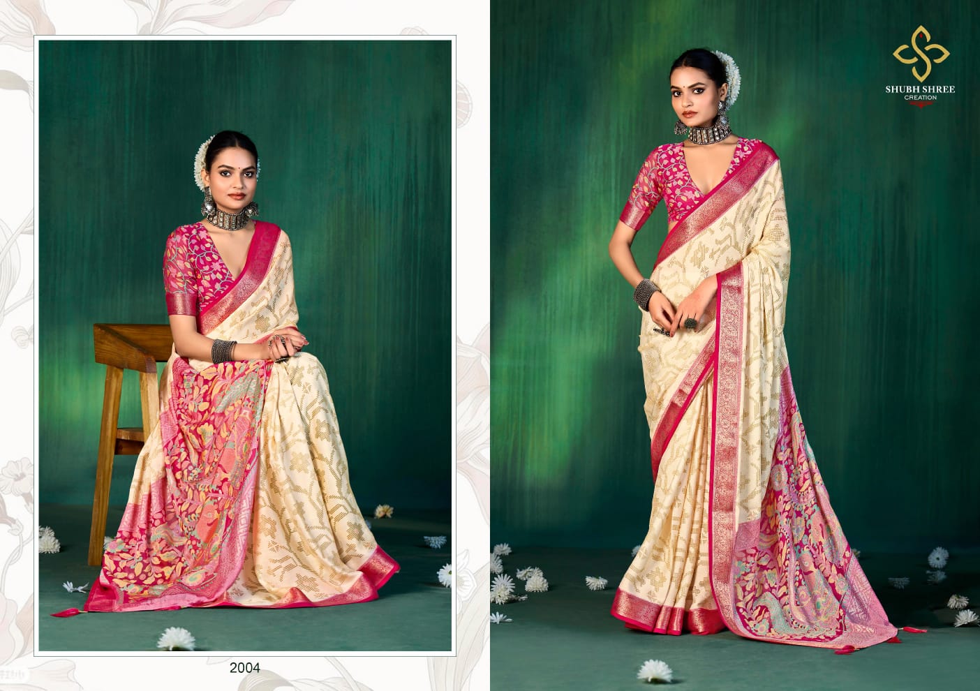Devyani By Shubh Shree Brasso Wedding Wear Surat Saree Wholesale Market